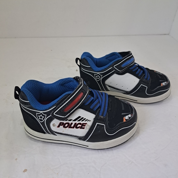 Toddler's Police Light Up Running  Shoes - Picture 2 of 12